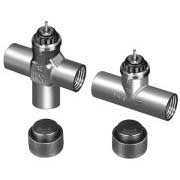 Honeywell V5852A2056 1/2" Female Sweat 2 Way Linear Water Valve Cv=1.9