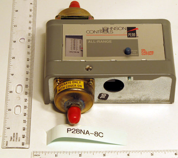 Johnson P28NA-8C Lube Oil Protection Control 12 Vac/Dc 1/4 Male Flare