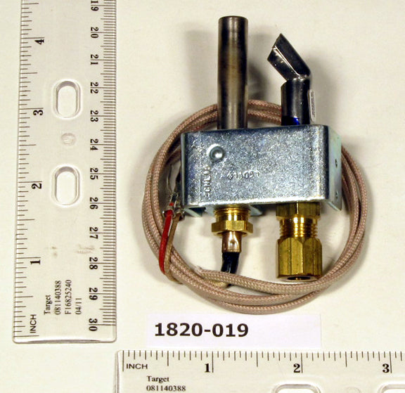 Robertshaw 1820-019 Pilot Assembly With 36" Leads PG9 L Hand W/Thermo Pile