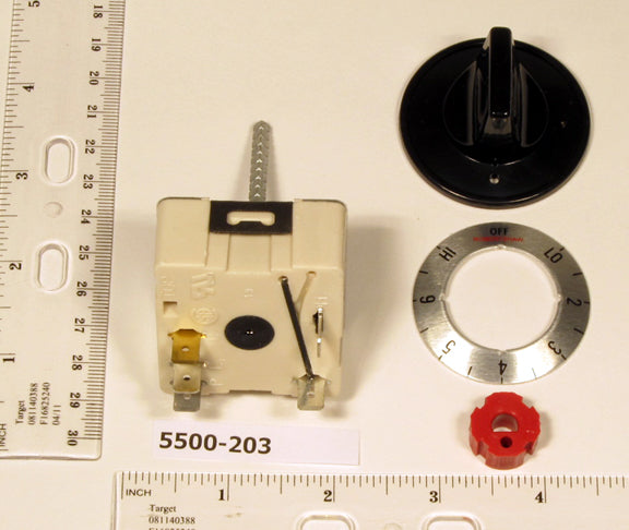 Robertshaw 5500-203M INF-240-337 240v Infinite Control With Black Dial Replaces 5500-203