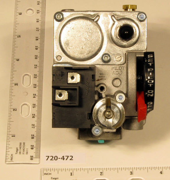 Robertshaw 720-472 24v 1/2" X 1/2" Standing Pilot Step Opening Gas Valve 150000 BTU Includes