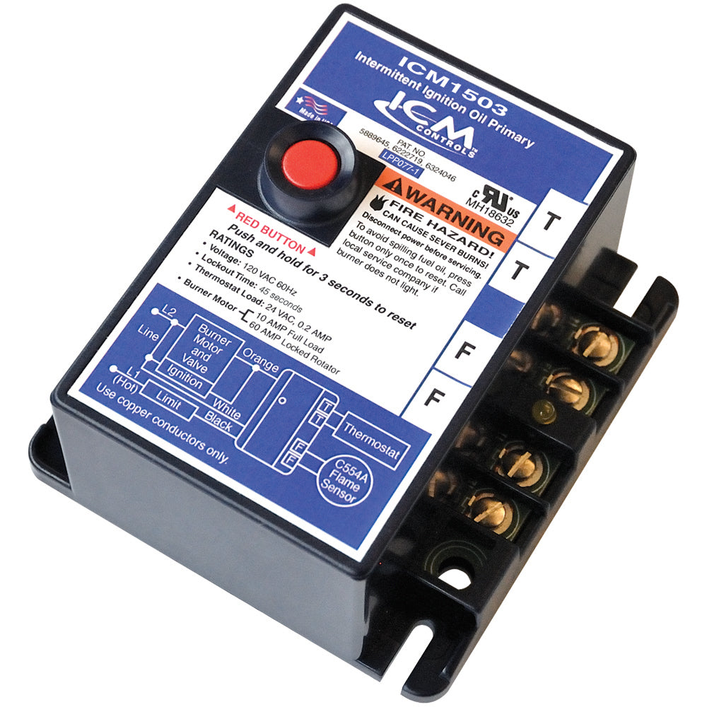 ICM Controls ICM1503 Cad Cell Relay (45 Sec)Intermittent120v