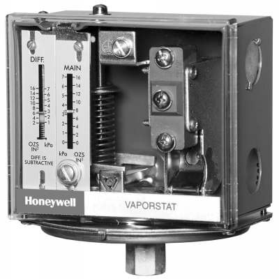 Honeywell Thermal Solutions L408J1017 Spdt Vaporstat 0-4 PSI Mercury Free Breaks RB; Makes RW Replaces L408A1157