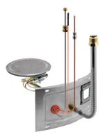 Rheem AM39922-1 Burner Assembly Kit - RG40S-40 NG W/ Gasket