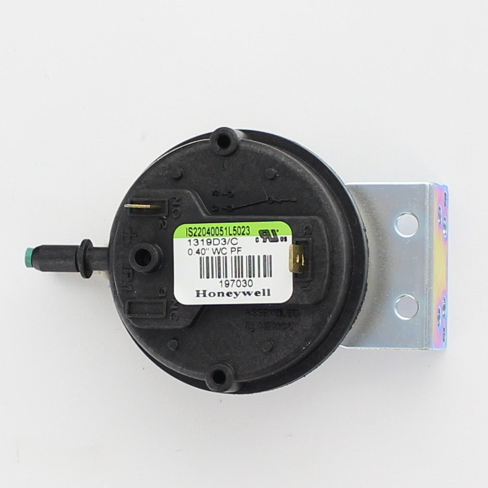 Reznor 197030 Pressure Switch UDA 0.40" WC IS22040051L5023 Replaces 173311