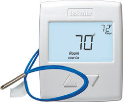 Tekmar 519 24v Digital Thermostat Single Stage Heat Only W/079 Slab Sensor Replaces Tek
