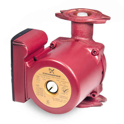 Grundfos UPS26-99SFC 98961763 115V 3 Speed 1/6 HP Stainless Steel Super Brute Includes Check Valve