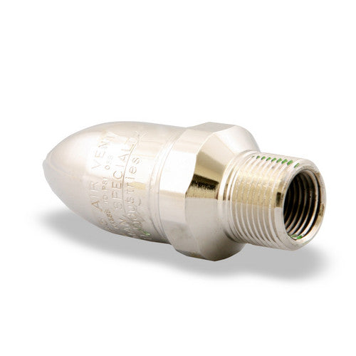 Hoffman 45 1/2" Npt(f) X 3/4" Npt(m) Convector Steam Vent 401461 Oper Pres 6 Psi