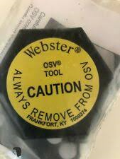Webster 1000377 Priming Tool For Oil Safety Valves OSV W-994013