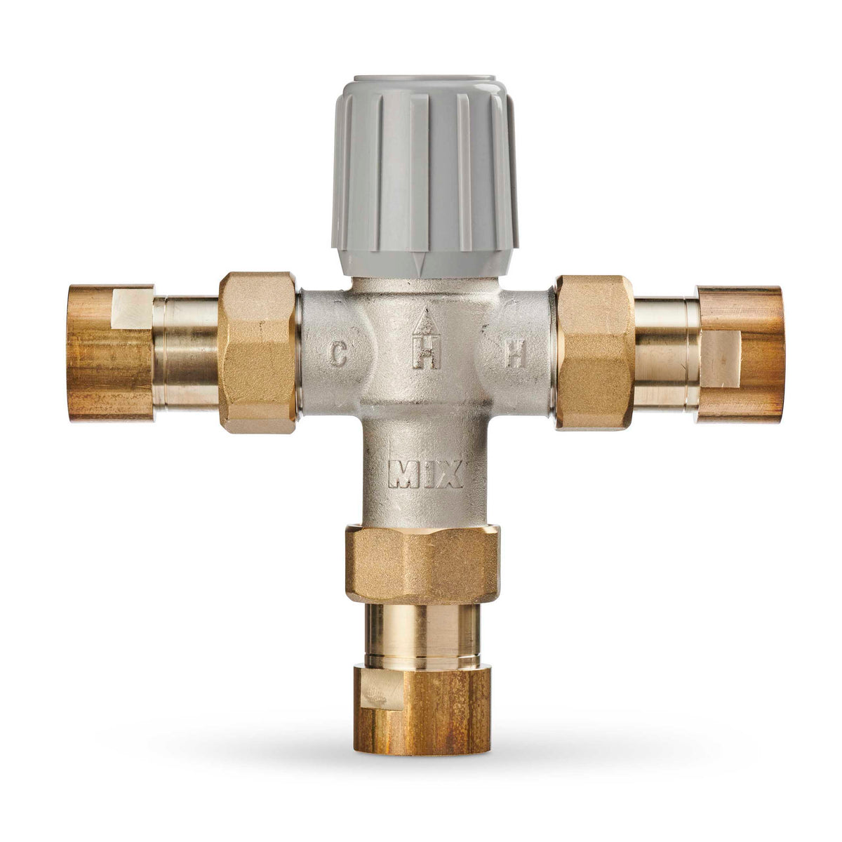 Honeywell Residential AM101-UT-1LF 3/4" Union Npt. Aquamix Lead Free Mixing Valve 70-145 Temp Range