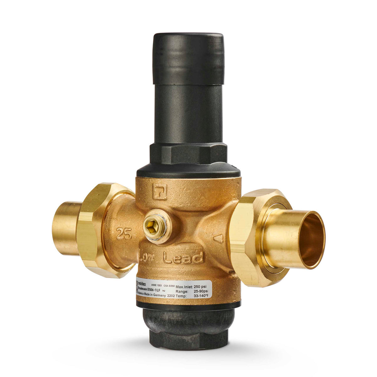 Honeywell Residential DS06-101-DUS-LF 3/4" DS06 "dialset" Low Lead Pressure Regulating Valve (prv) - Double Union