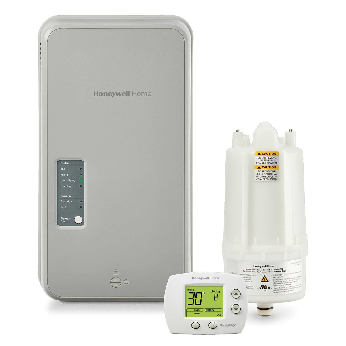 Honeywell Residential HM750A1000 120/240v Advanced Electrode Steam Humidifier 11/22 Gallons Per Day Includes