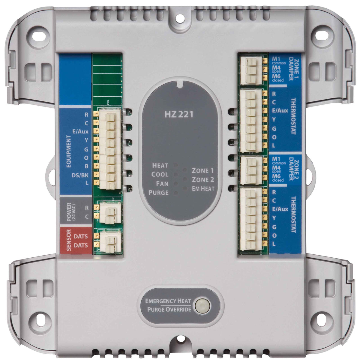 Honeywell Residential HZ221 Truezone Panel For Single Stage Heat Pumps With Auxiliary Heat Applications Up