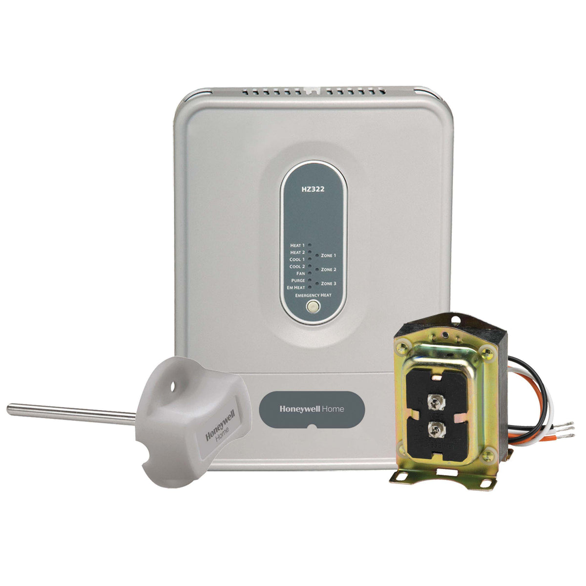 Honeywell Residential HZ322K Multi Stage 2H-2C Truezone System Kit Controls Up To 3 Zones Includes HZ322