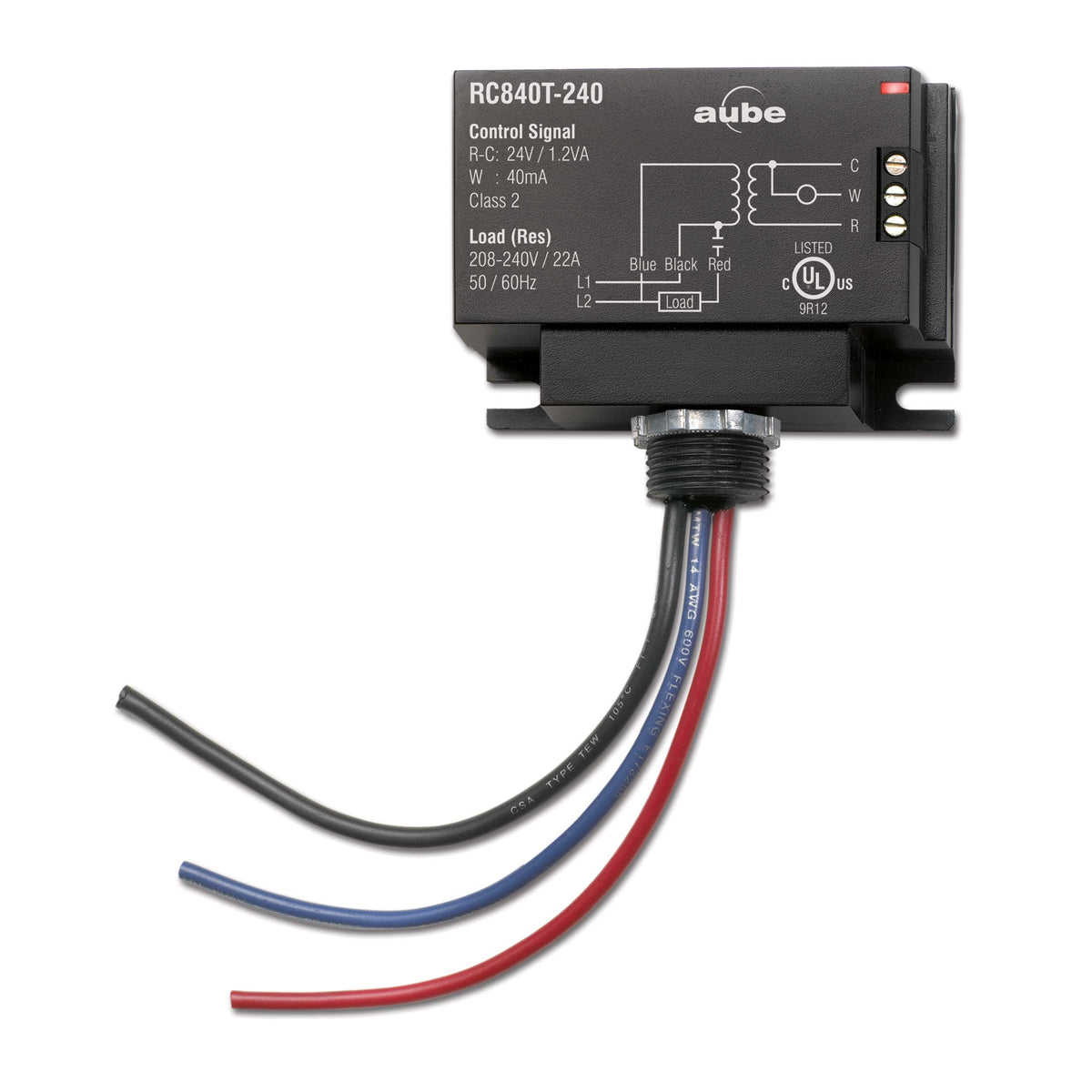 Honeywell Residential RC840T-240 Honeywell/Aube Electromechanical Heating Relay With A 24v - 208/240v