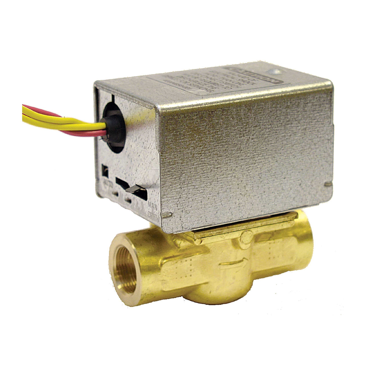 Honeywell Residential V8043E1145 24v 2 Way Zone Valve (3/4" Npt. NC 3.5 Cv 20 Psi Close Off Includes End