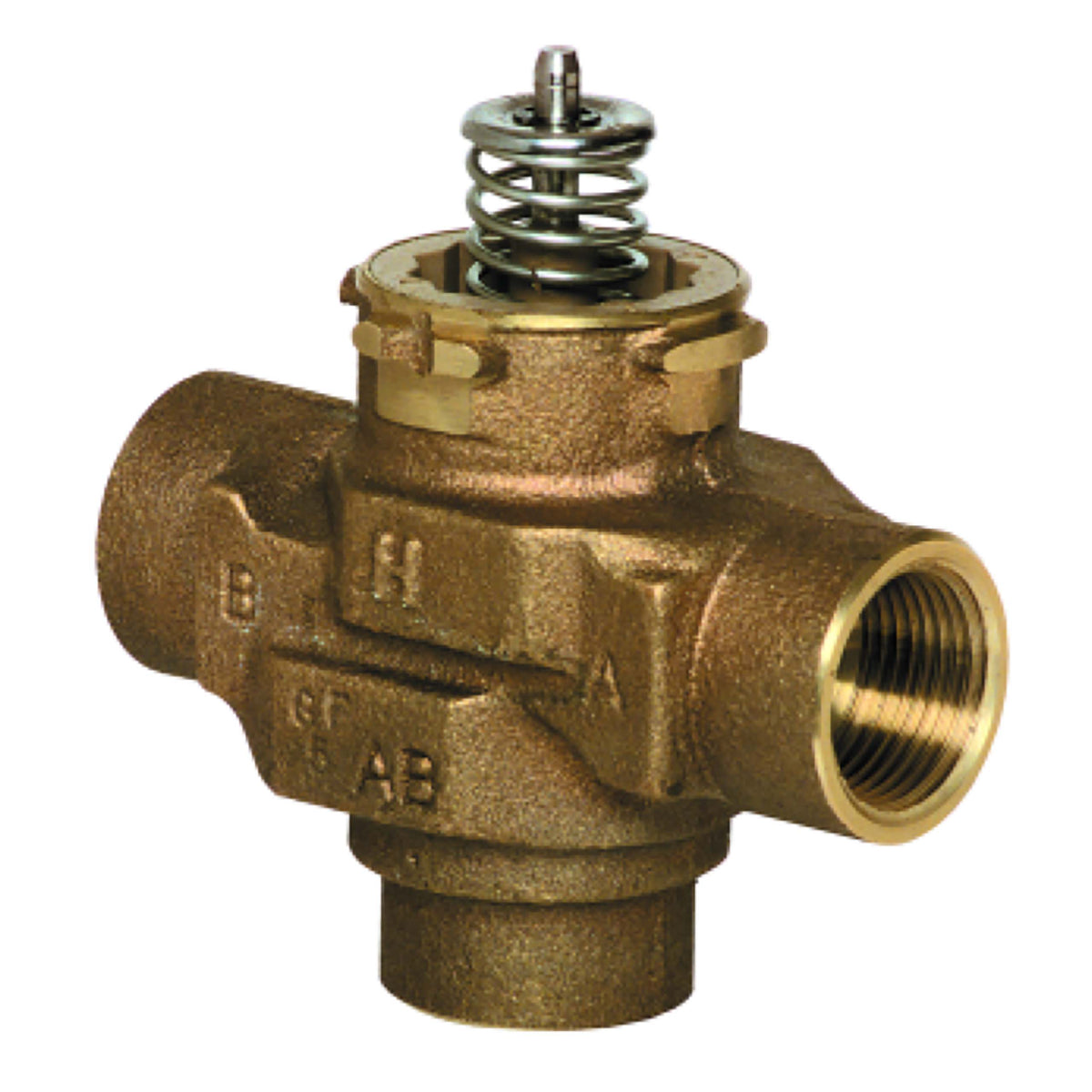 Honeywell Residential VCZML6100 3/4" Sweat Three Way Mixing/Diverting Zone Vlave Body 5.9 Cv