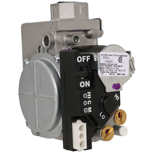 York S1-02544124000 Gas Valve WR "G" 2 Stage Replaces S1-02538915000 S1-02538915000