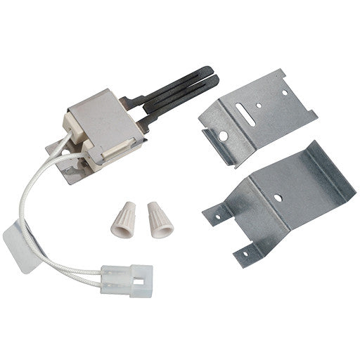 White-rodgers 767A-384 Hot Surface Ignitor With 5-1/4" Amp Connection Bracket & Two Mounting Adapters