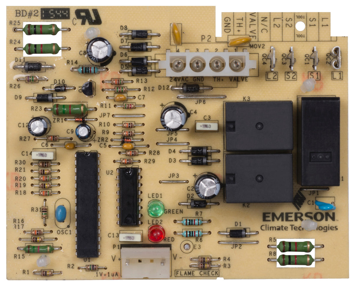 White-rodgers F50N02-820 Furnace Adaptor Board That Is Used When Replacing Trane Commercial Spark