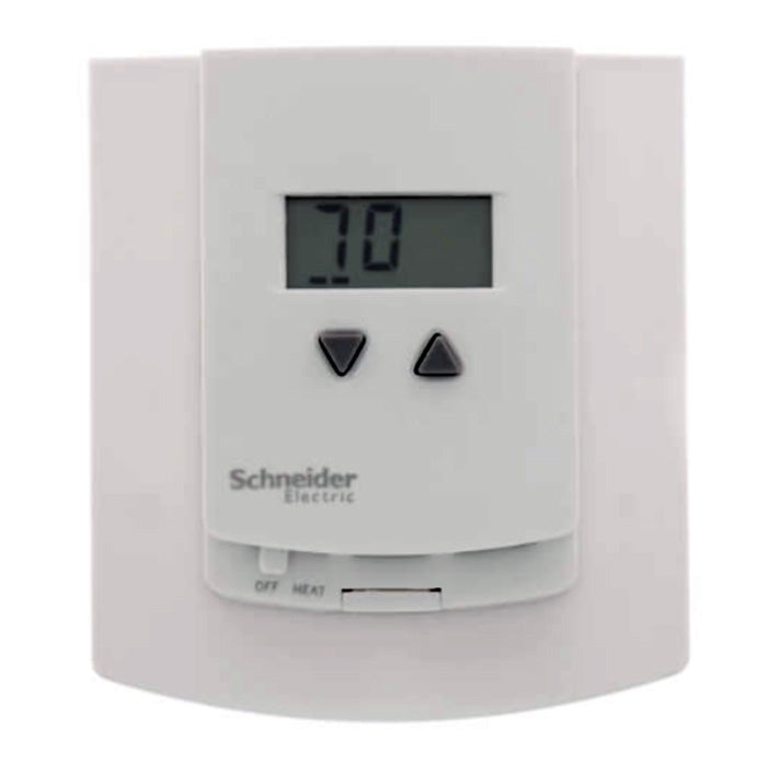 Erie T201 24v Heat Only Digital Thermostat No Fan Control 50-86F