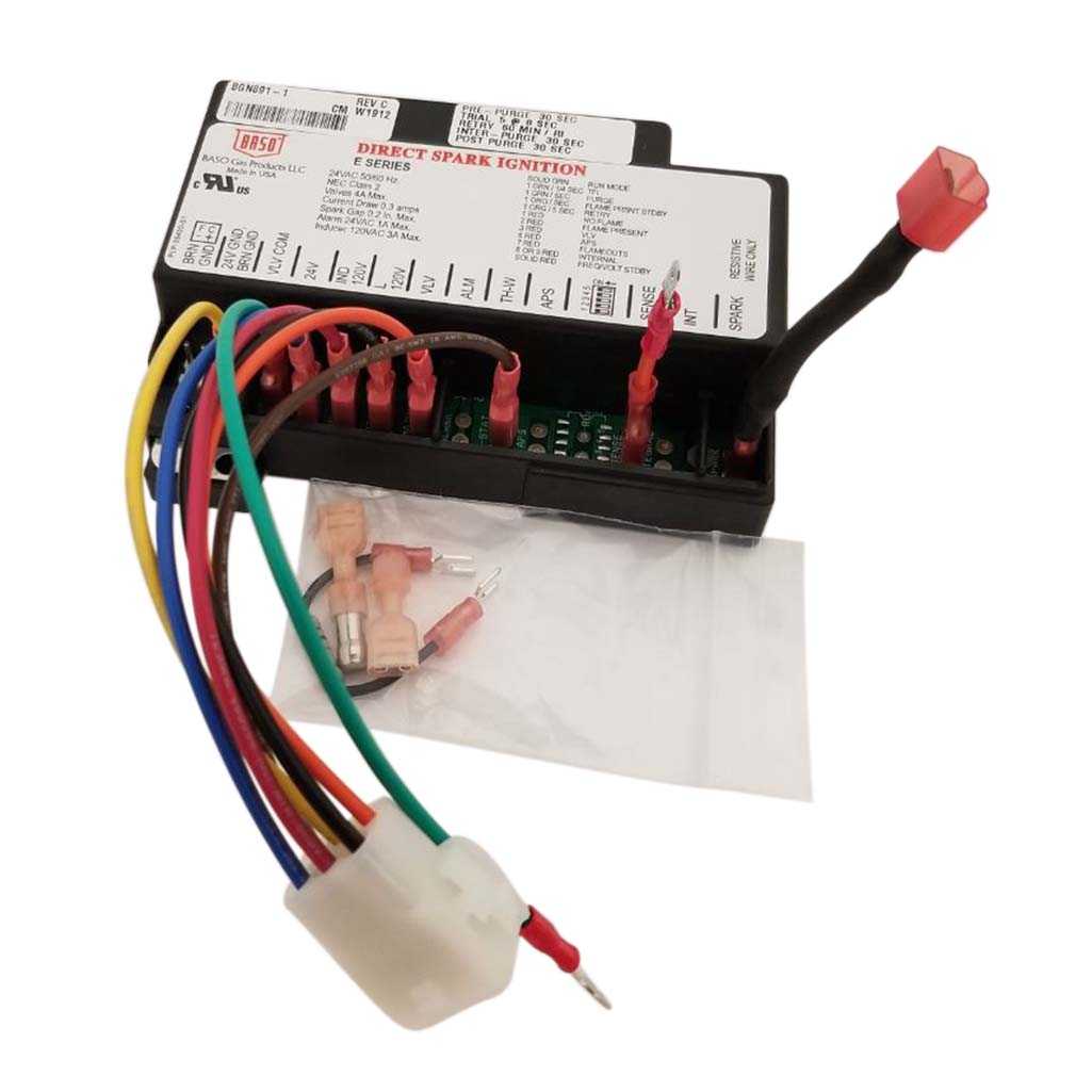 Baso GAS Products BGN891-1C Pulse Furnace Replacement Ignition Module With 6 Pin Harness Replaces Lennox