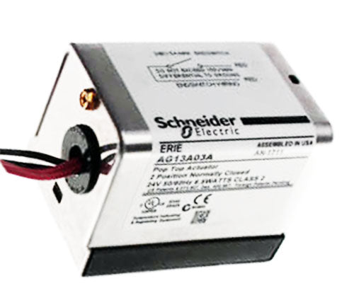 Erie AG13A03A 24v On/Off 2 Position Spring Return Powerhead For 2 & 3 Way Valves NC 36"