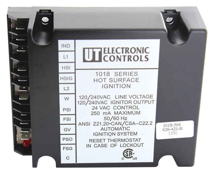 Nordyne 626421R Hot Surface Ignition Control 1018-204 Replaces 626421 1018-504 1018-204