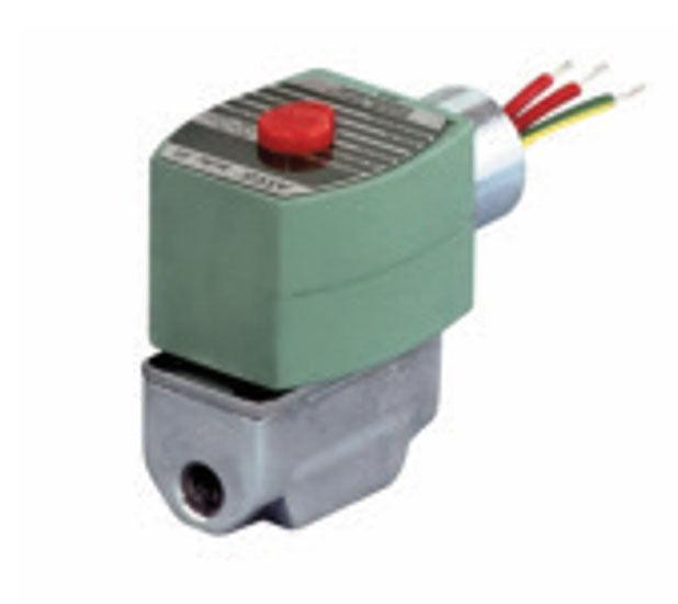 ASCO Controls 8040H008 120/60 110/50 3/8" 2 Way N.C. Gas Solenoid Blocking Valve 64400 BTU 15 PSI Max