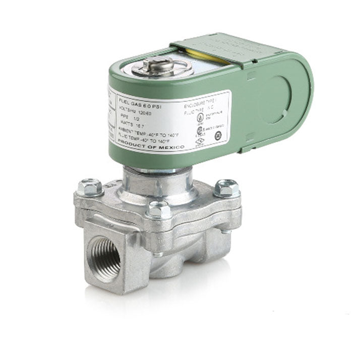 ASCO Controls K3A552V 120v 3/4" Npt. 2 Way N.C. Safety Shutoff Gas Solenoid Valve 520000 BTU 3 PSI