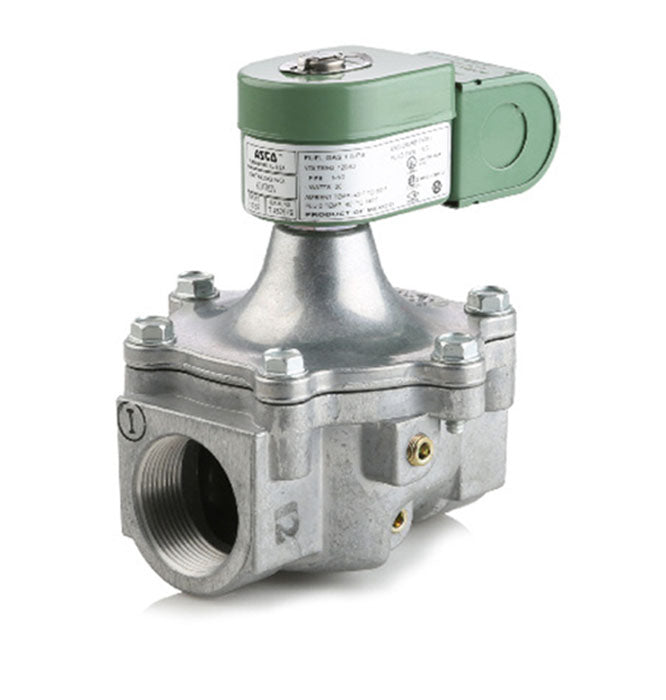 ASCO Controls K3A772V 120v 1-1/4" Npt. 2 Way N.C. Safety Shutoff Gas Solenoid Valve 1028000 BTU 1.5