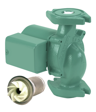 Taco 007-F5-8IFC cast iron circulator with integral flow check and rotated flange