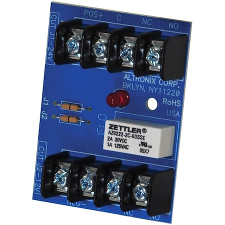Altronix RBST - Relay Module 6/12/24 VDC 30 Ma DPDT, Relay, -