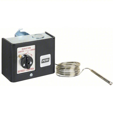 Johnson Controls A19ZBC-2C - Line Voltage Mechanical Thermostat, Heat or Cool, 45 to 85 F, Exposed Dial, 120 to 240 V AC