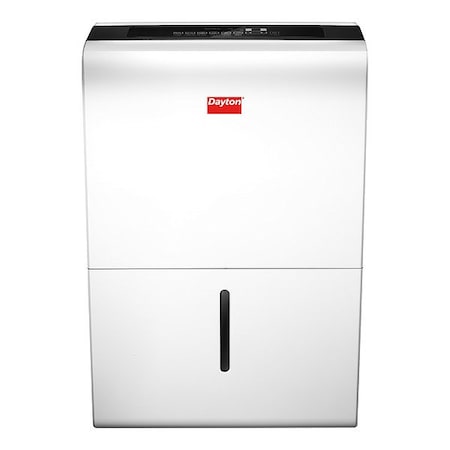 Dayton 821P87 - Portable Dehumidifier, 6.3 pt, 115 V AC