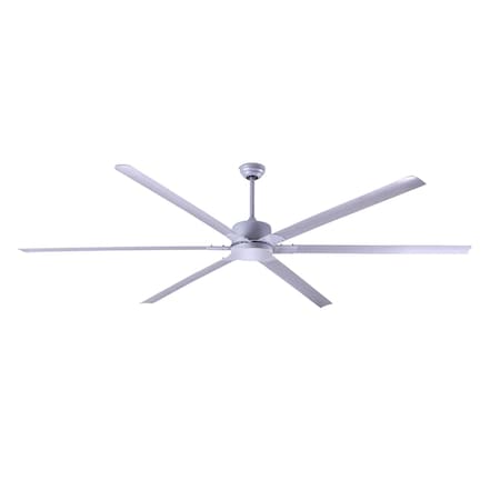 Canarm CP96PG - Industrial Fan, 8 ft Blade Dia, 6 Blades, 5 Speeds, 120 V AC, Powder Coated
