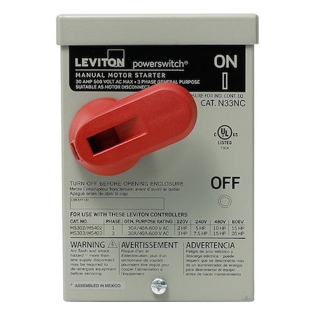 Leviton N33NC-DS - Plugs and Receptacles