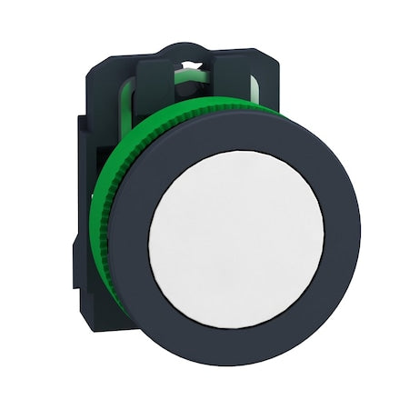Schneider Electric XB5FA11 - Push Button Operator, 30 mm, 1 NO, White