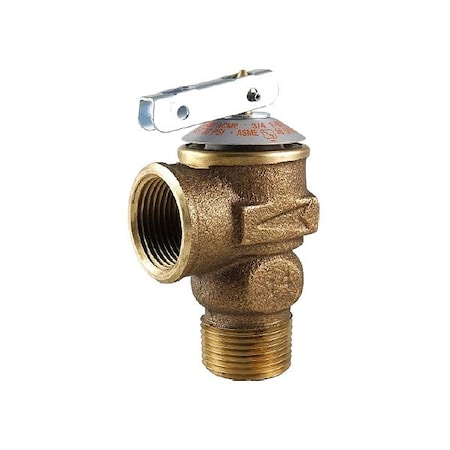Cash Acme F-30F - Pressure Relief Valve,Brass,30 psi