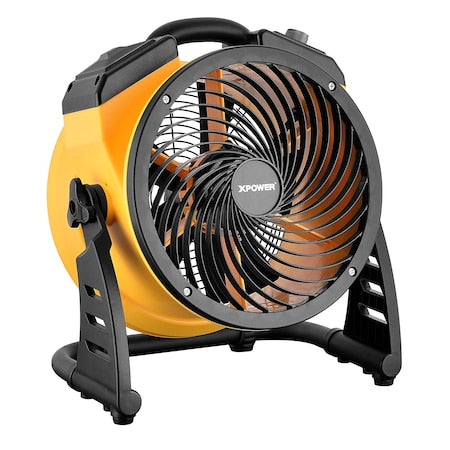 Xpower FC-125B - FC-125 B Cordless Rechargeable 11" Sealed Brushless DC Motor Air Circulator Utility Fan