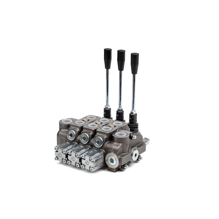 Hydro Custom 228315 - BSV-3 13 GPM Section Control Valve Assembly - 3 Spool, Lever Control, 228315