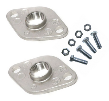 Bell & Gossett 101501LF 3/4 inch stainless steel pump flange set – corrosion resistant connection hardware