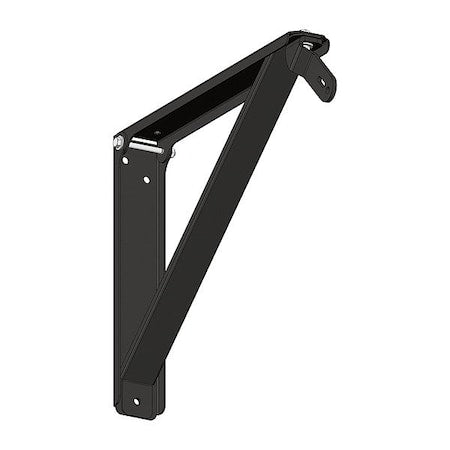 Schaefer WM24D-B - Mounting Bracket, Black, Steel, 21 in L