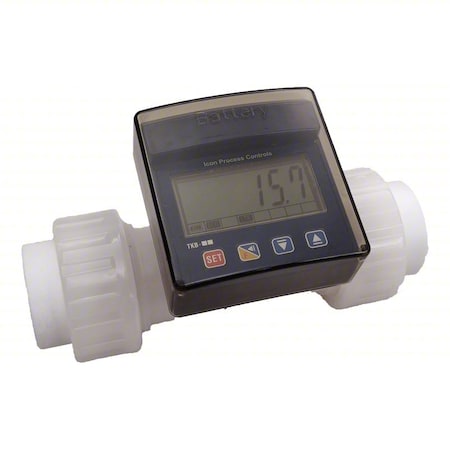 Finish Thompson 211013 - Flow Meter,1 in Connection,FNPT,LCD