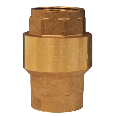 Dixon CV100 - 1" FNPT Brass Spring Loaded Check Valve