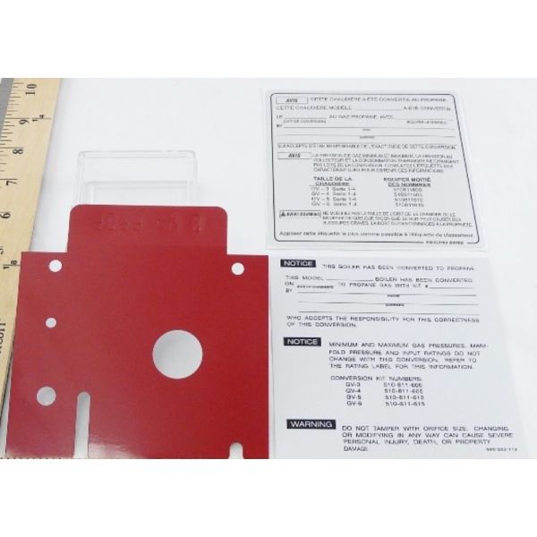 Weil McLain 510-811-605 NAT -> LP Conversion Kit