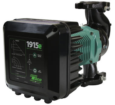 Taco 1915ecm-F ductile iron ECM high efficiency circulator pump in studio view