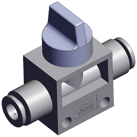 Smc VHK2A-06F-06F - Finger valve, VHK, 41 mm, 48 mm