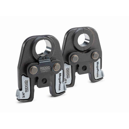 Ridgid 66983 - Mega Press Compact Jaw Set For 1/2 in to 1 in Steel/Black Iron Pipe