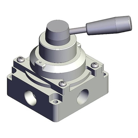 Smc VH402-N04 - Hand Valve, VH, Two-Position, 122 mm